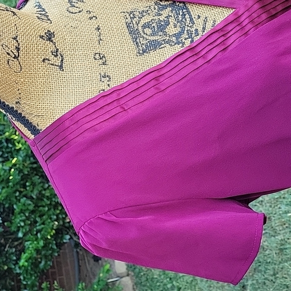 NEW Motherhood Maternity Wrap Top with Satin Trim - Picture 3 of 17